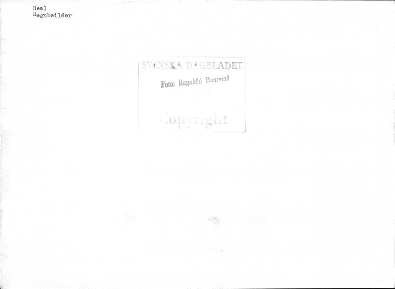 Girl running toward the cars in the pouring rain - Vintage Photograph