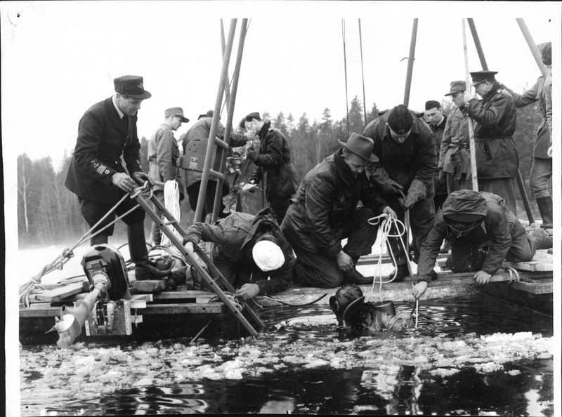 Airplane Crash Kolmarden - Vintage Photograph