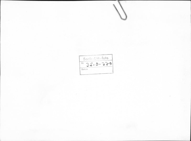 Production of Saab 210 - Vintage Photograph