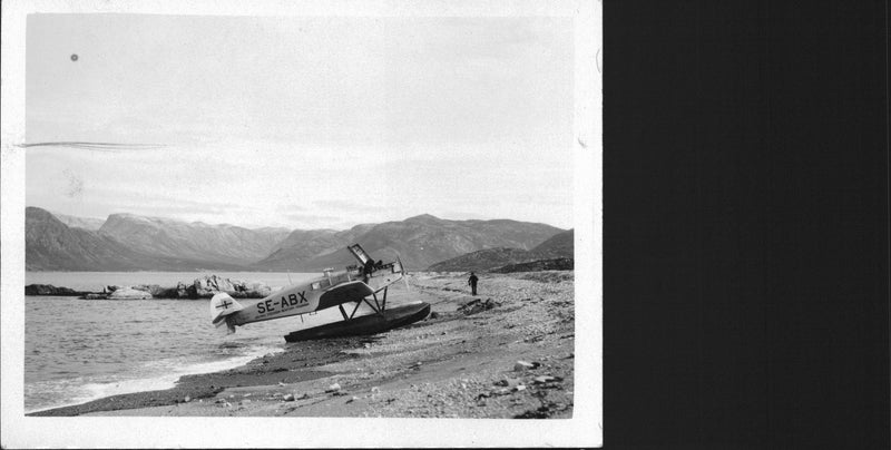 Picture from the Gothenburg exhibition, aviation. - Year 1923 - Vintage Photograph