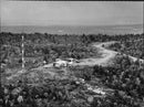 FMV Vidsel Test Range, previously referred to as Robot Testing Center Norrland, RFN, (or Missile Test Range Vidsel) buildings from an aerial viewpoint - Vintage Photograph