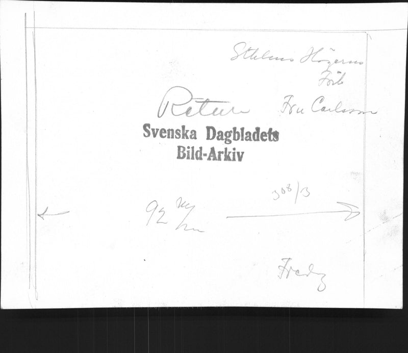 Swedish glygvapnets J 21st. - Vintage Photograph