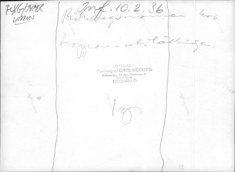 Exhibition of the flight model flea - Vintage Photograph