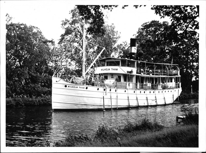 "Wilhelm Tham" GÃ¶ta Canal - Vintage Photograph