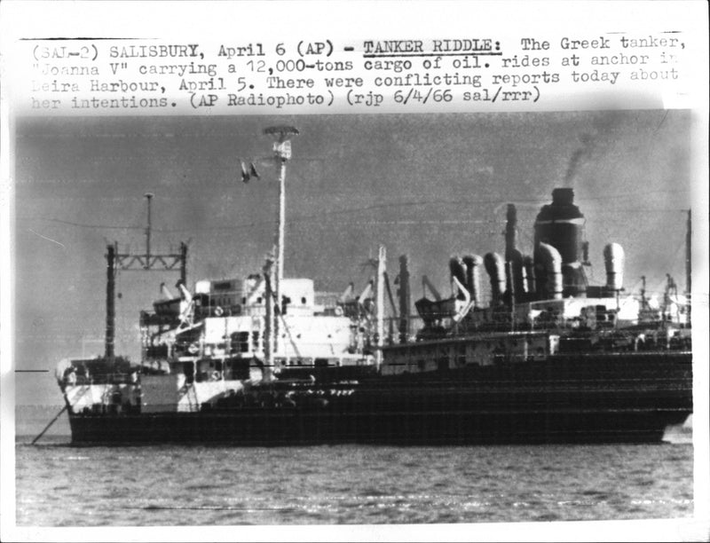 Greek tanker Joanna V. - Vintage Photograph