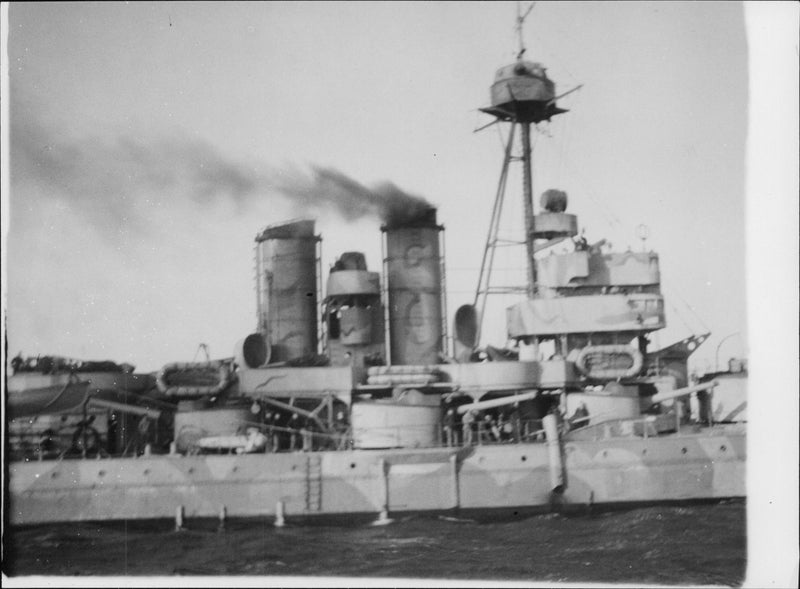 One of the ships that participated in the tensions after the Wolf - 1 April 1943 - Vintage Photograph