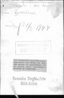 Girls selling paper flowers at the Chinese soirÃ©e at the Concert Hall in Stockholm - 21 February 1944 - Vintage Photograph