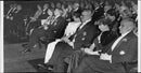 Crown Prince Couple Gustaf VI Adolf at the Society Sweden-Finland's annual celebration in the Concert Hall - 7 February 1938 - Vintage Photograph