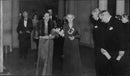 Crown Princess and Marika Stiernstedt arrive at the Swedish Writers' Association Golden Jubilee - 8 May 1943 - Vintage Photograph