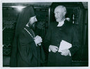 Greek Catholic concert in Engelbrektskyrkan. Tv iguma Athanasius and kyrkoherde Anckar. - 1 October 1938 - Vintage Photograph
