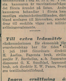 Newspaper article about the murder of Lars-Christer Delin - Year 1939 - Vintage Photograph