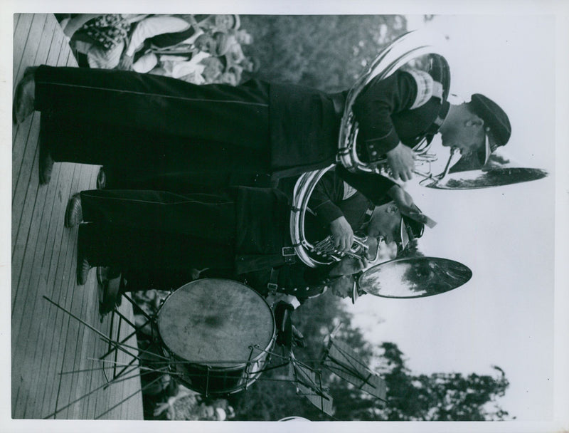 Polish music year at Skansen - 1 June 1939 - Vintage Photograph