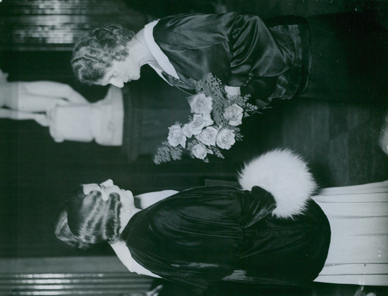 Princess Ingrid of the Blind concert - 11 October 1933 - Vintage Photograph