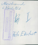 From the murder fire in Karlstad - Year 1941 - Vintage Photograph