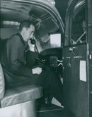 The Volvo exhibition, GÃ¶sta Bergh demonstrates a fire truck&