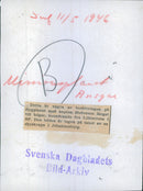 Picture of some of the crew on the plane with Captain Stefenson th - 11 May 1946 - Vintage Photograph