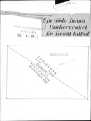 Thun Tank VII lyftes ur vattnet så att namnet blir synligt - Vintage Photograph