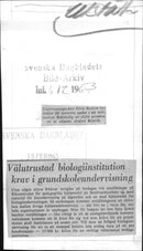 Teaching Council Beskow view the wonders of nature in a microscope, the lecturer Boierth attending preparation - Vintage Photograph