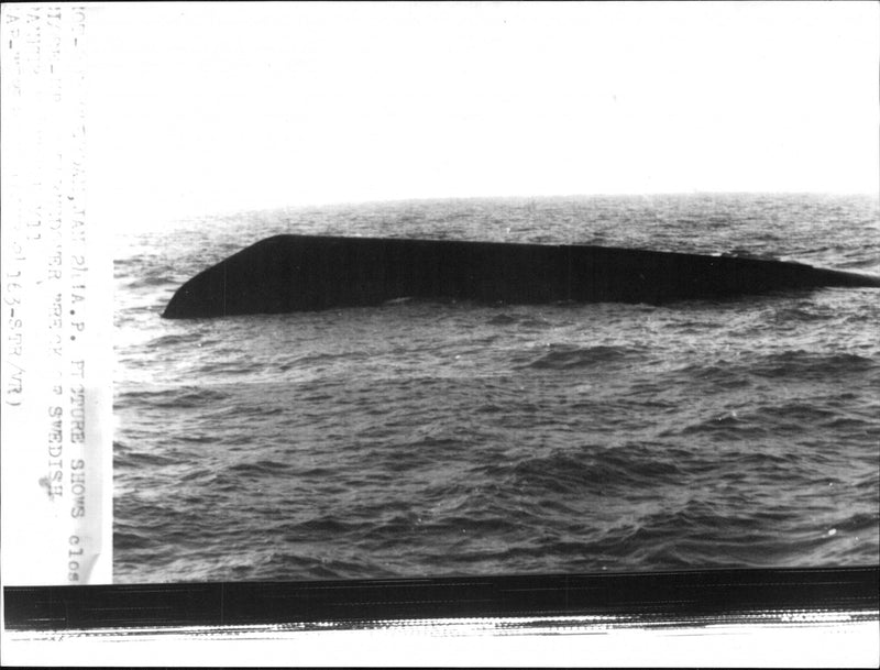 The ship &quot;Thuntank VII&quot; with the keel up - Vintage Photograph