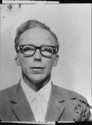 Thure W Öberg knife murdered in Uppsala - Vintage Photograph