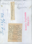 First librarian AG Carlsson speaks at the Arpi concert - 22 November 1940 - Vintage Photograph