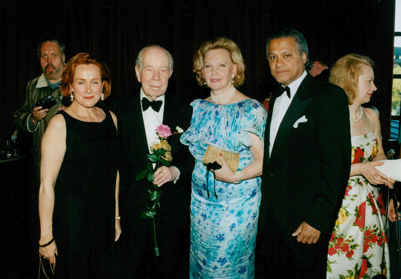 Sigvard och Marianne Bernadotte med Ylva och Bicky Chakraboty - Vintage Photograph