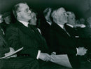 Participants at the Swedish-Finnish evening at the Concert Hall. - 1 February 1940 - Vintage Photograph