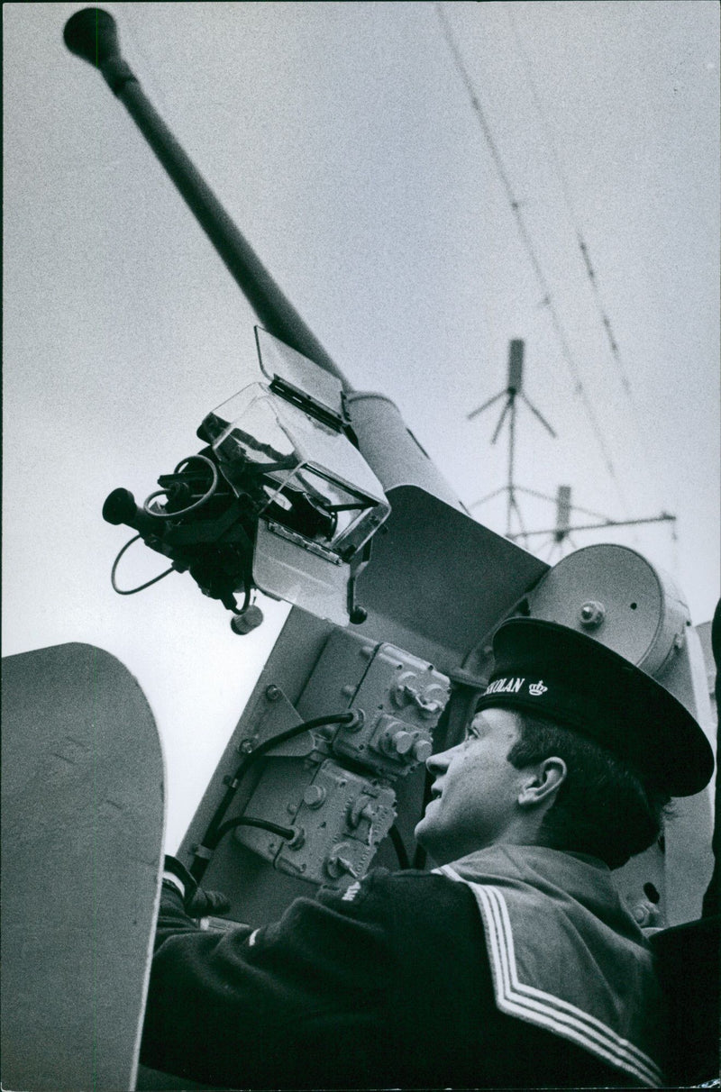 Crown Prince Carl Gustaf during his military service - Vintage Photograph