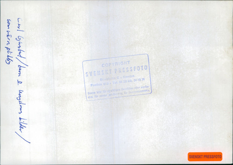 Carl XVI Gustaf under his military service - Vintage Photograph