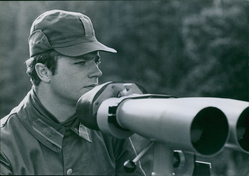 Carl XVI Gustaf under his military service - Vintage Photograph