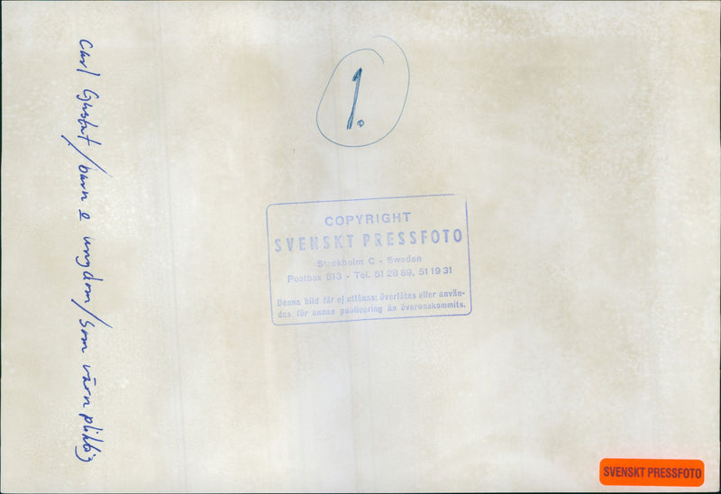 Carl Gustaf during his military service - Vintage Photograph