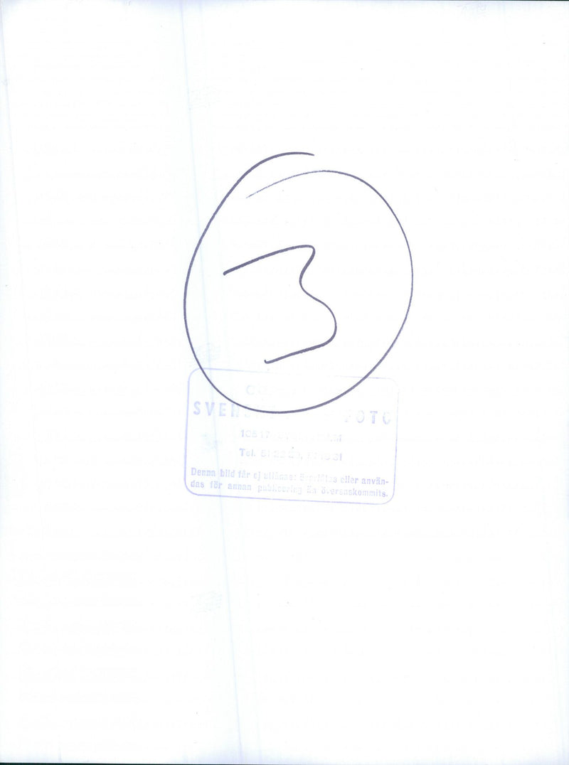 King Carl XVI Gustaf writes signature in rock wall - Vintage Photograph