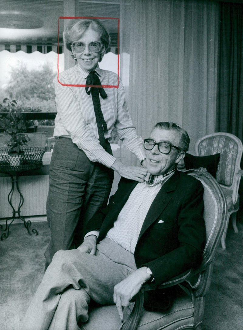 Kerstin and Carl Johan Bernadotte. - Vintage Photograph