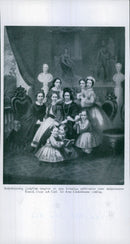 Prince Gustaf, after painting in the Musical Academy - Vintage Photograph