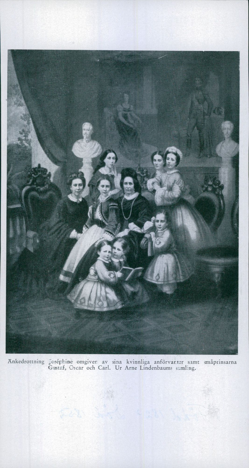 Prince Gustaf, after painting in the Musical Academy - Vintage Photograph