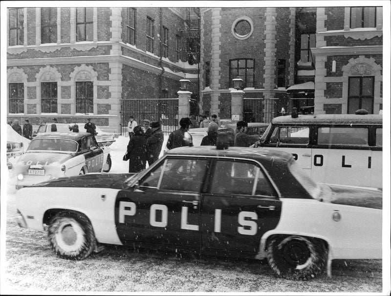 Soderhamn murder. - Vintage Photograph