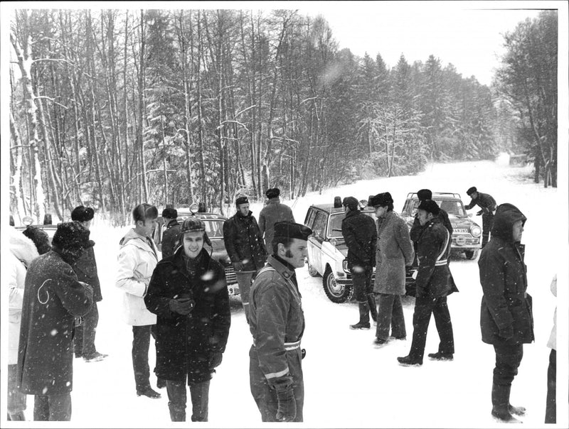 Soderhamn murder. - Vintage Photograph