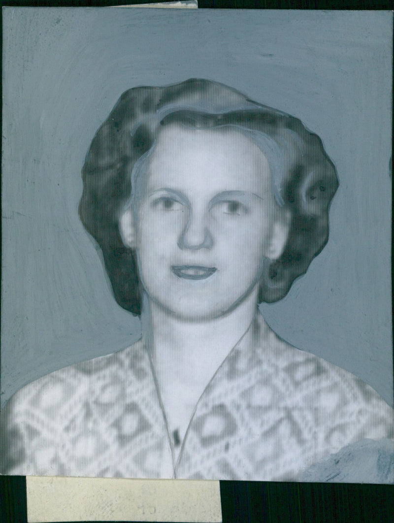 Picture of Kerstin Dahlqvist, who has been murdered - Vintage Photograph