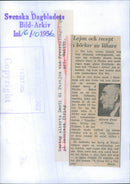 Duke Alberto Denti di Parajno at the press reception at Bonniers - Vintage Photograph