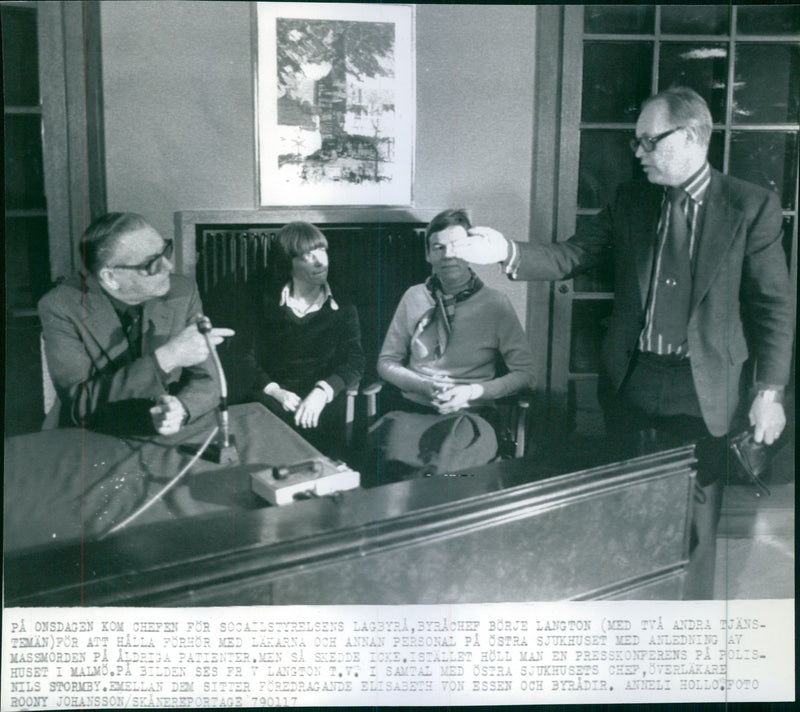 Image from hospital murder at the Eastern Hospital - Vintage Photograph