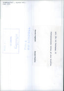 Be robbed of Roslagsgatan 23. Passengers study the blood stain. - Vintage Photograph