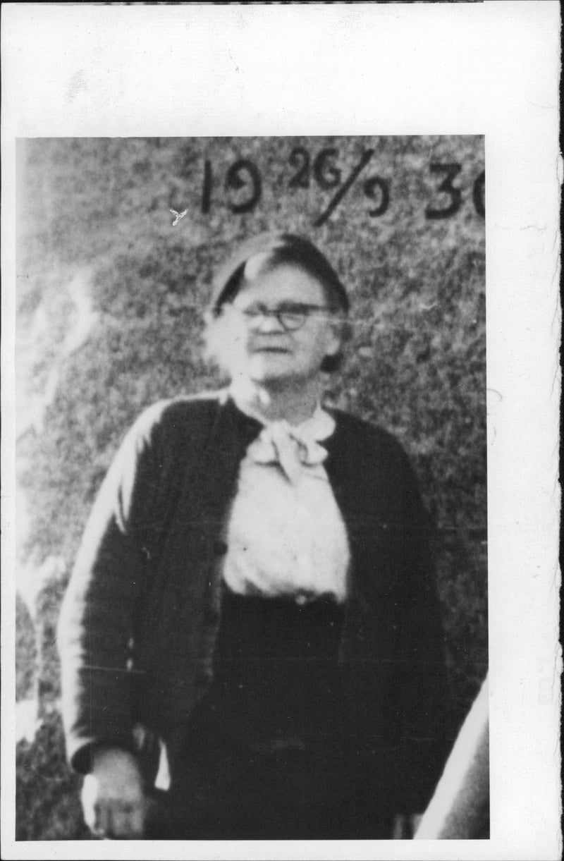 Picture of the murdered Frida Johansson. - Vintage Photograph