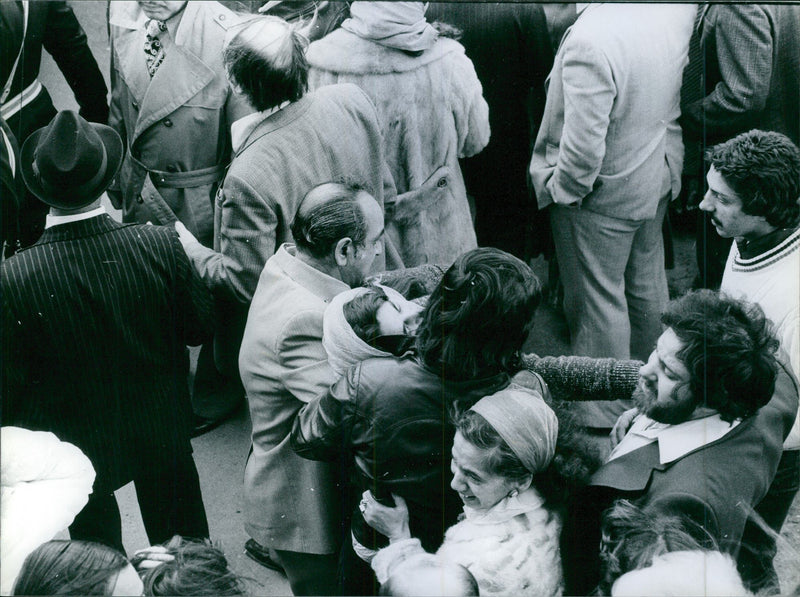 The murder of the man in Östbergahöjden - Vintage Photograph