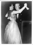 Duke couple dancing together at the annual prom - Vintage Photograph