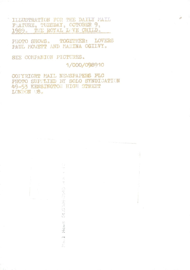 Paul Mowett and Marine Ogilvy photograph nature together - Vintage Photograph