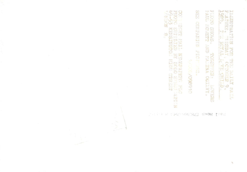 Paul Mowett and Marine Ogilvy photograph nature together - Vintage Photograph