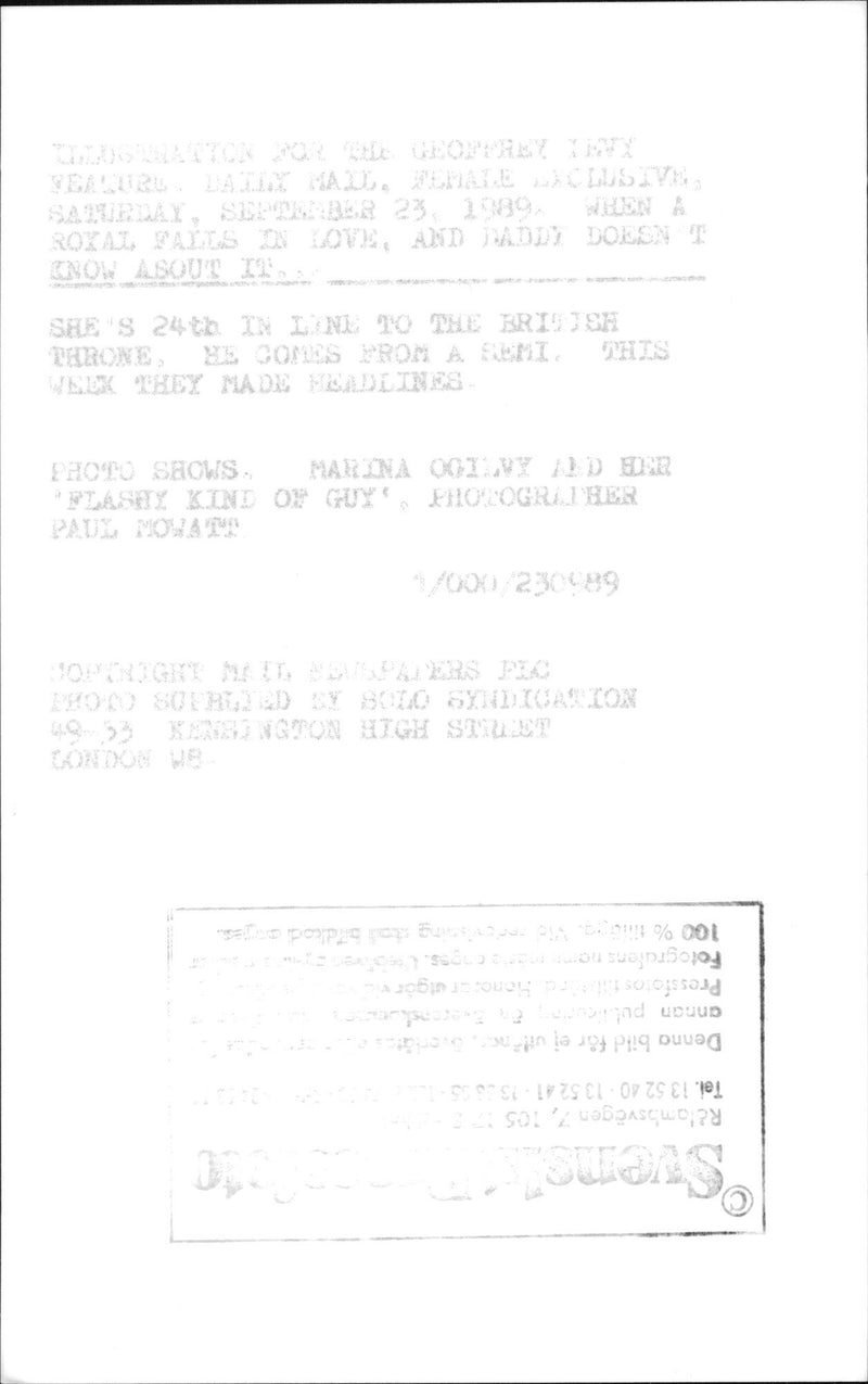 Paul Mowett and Marine Ogilvy photograph nature together - Vintage Photograph