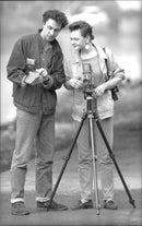 Paul Mowett and Marine Ogilvy photograph nature together - Vintage Photograph