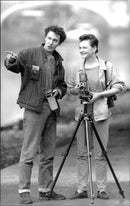 Paul Mowett and Marine Ogilvy photograph nature together - Vintage Photograph