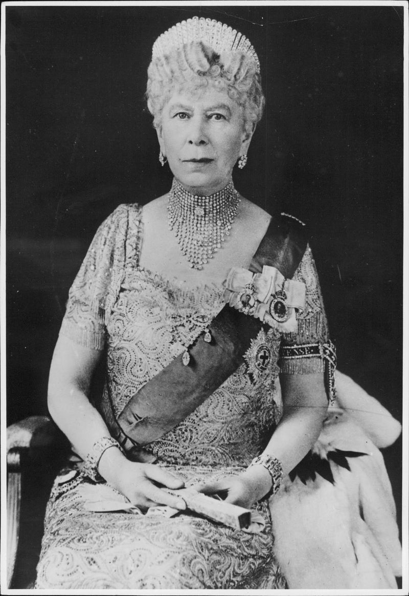 Queen Mary of England - Vintage Photograph
